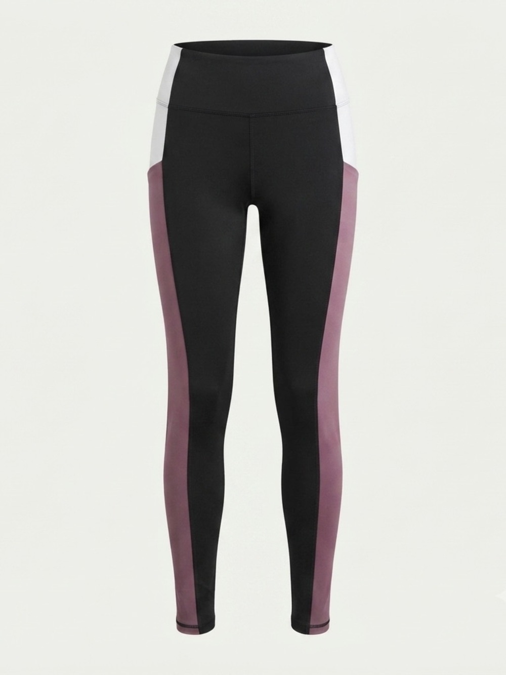 Move Theology Leggings Womens Small Black Pink Colorblock NWOT